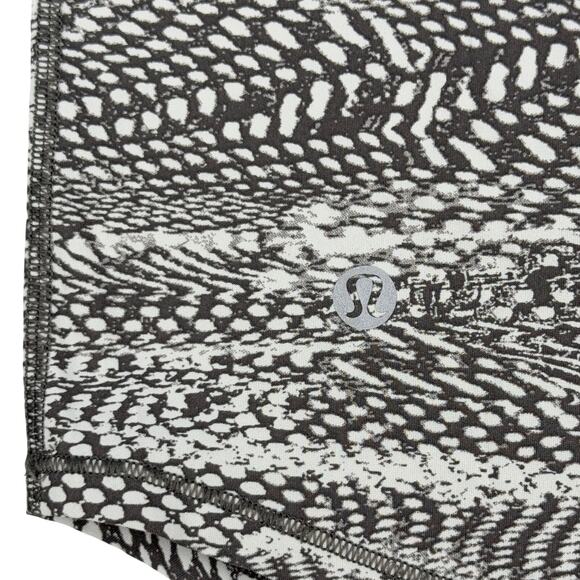 LULULEMON For The Run Short Sleeve Swerve Vapor Metal Grey Sz 8 - Picture 5 of 5